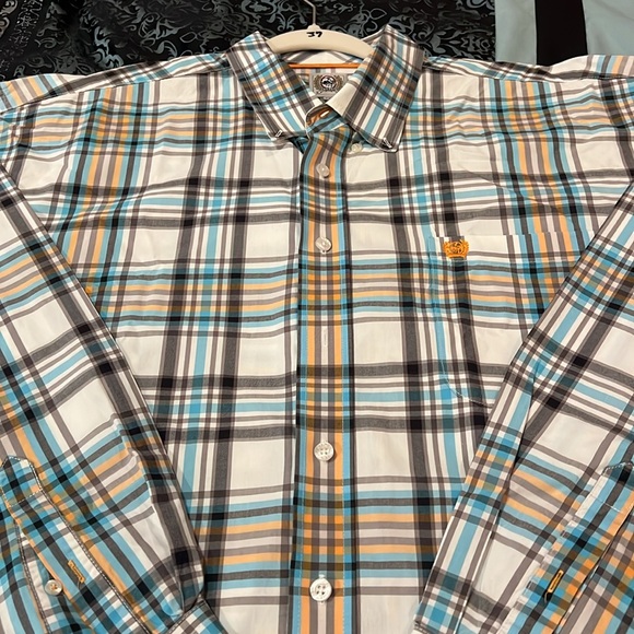 CINCH Men's Plaid Button-Down Shirt, very nice, size XXL - Picture 8 of 8